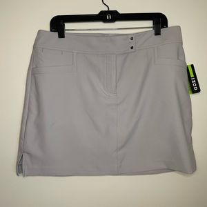 Izod golf skirt 17 inches - gray